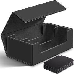 1200+ Card Case - Premium PU Leather Magnetic Closure for Trading & Sports Cards - Image 1