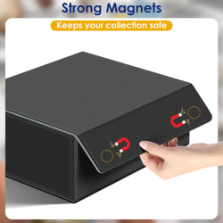 1200+ Card Case - Premium PU Leather Magnetic Closure for Trading & Sports Cards - Image 4