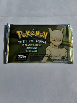 Topps Pokemon The Movie Trading Card Pack 41116307522 - Image 1