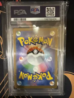 Team Rocket's Wobbuffet 203 Sv: Scarlet & Violet Promo Cards Holo PSA 8 - Image 2