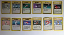 Lot of 12 Pokemon Trainer Cards from Base Set 2 - Image 1