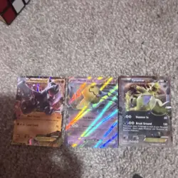 Pokemon TCG Holo EX Card Lot Aerodactyl EX Mimikyu EX Tyranitar EX - Image 1
