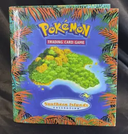2001 Vintage Pokemon Southern Islands Binder " NO CARDS " Binder ONLY - Image 1