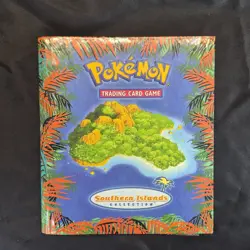 2001 Vintage Pokemon Southern Islands Binder " NO CARDS " Binder ONLY - Image 2