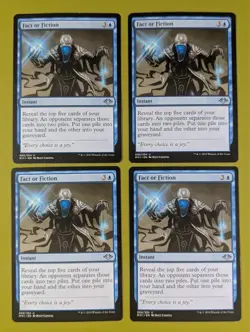 Fact or Fiction x4 Modern Horizons 4x Playset Magic the Gathering MTG - Image 1