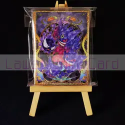 Pokemon - Mega Gengar Evolution Foil Card Sleeves 60ct 66mmX91mm Standard Size - Image 1