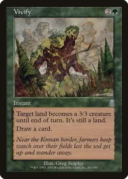 MTG Odyssey --- VIVIFY --- Uncommon! NM! Magic the Gathering! - Image 1