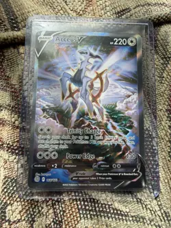 Arceus V (Alternate Full Art) 166/172 Brilliant Stars - Pokemon Card - NM - Image 1