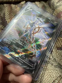 Arceus V (Alternate Full Art) 166/172 Brilliant Stars - Pokemon Card - NM - Image 3