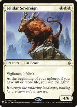 Felidar Sovereign - Light Play MTG Mystery Booster - Image 1