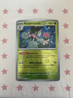 Meowscarada 018/159 Journey Together Reverse Holo Rare Pokemon TCG Card - Image 1