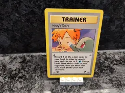 Pokemon Gym Challenge 118/132 Trainer Misty's Tears Trading Card 1st Edition - Image 1