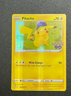 Pokemon GO Pikachu 028/078 Holo Promo Card Gamestop Rare TCG 2022 - Image 1