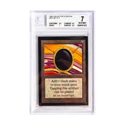 WotC Magic Graded Card Mox Jet - Collectors Ed - BGS 7 NM - Image 1