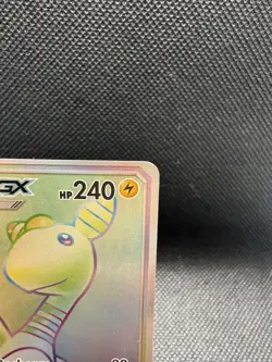 Pokemon TCG Ampharos GX Holo Rainbow Secret Rare Card 185/181 Team Up Edition - Image 4