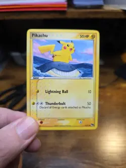 Pokemon Pikachu Card 2007 12/17 Pop Series 5 Near Mint - Image 1