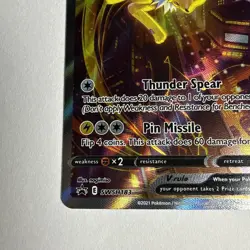 Jolteon V SWSH18 Promo SWSH: Sword & Shield Promo Cards SWSD Lightning Holofoil - Image 4