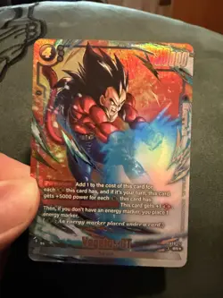 Vegeta : GT FB09-117 Alternate Art Dual Evolution Dragon Ball Card English - Image 1