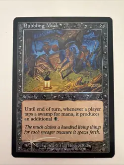 Magic The Gathering MTG - Urza's Destiny UDS 1999 - #54 Bubbling Muck NM FOIL x1 - Image 1