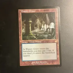 Wizards of the Coast Magic: The Gathering Watery Grave Blue Black Rare Foil - Image 1