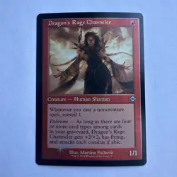 Dragon's Rage Channeler (Retro Frame) 9 NM Foil U Modern Horizons 2 MTG - Image 1