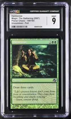 HARMONIZE Planar Chaos Foil U CGC 9 MTG [Nostalgium] - Image 1