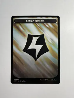 Fanatic of Rhonas/Energy Reserve Double-Sided Token 15/36 MTG Modern Horizons 3 - Image 2