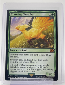 TRAVELING CHOCOBO 2025 MAGIC MTG FINAL FANTASY MYTHIC Q5502 - Image 1