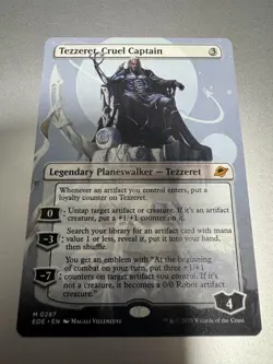 Mtg Non Foil English Version Of The Ruthless Captain Tezzeret Borderless - Image 1