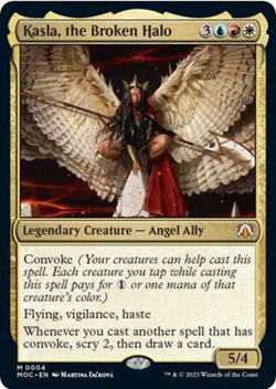 MTG magic 1x Kasla, the Broken Halo FOIL (M/NM) Commander March of the Machine - Image 1