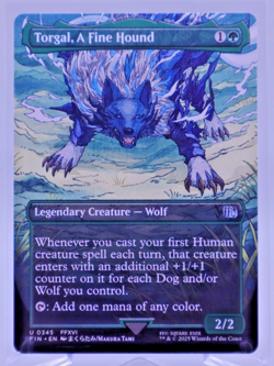 MtG: Final Fantasy Torgal, A Fine Hound Borderless (NM Non-Foil) K005 - Image 1