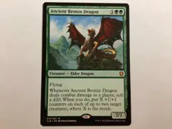 MTG CL Battle For Baldur’s Gate ANCIENT BRONZE DRAGON NM (BIN) Graded Power - Image 1