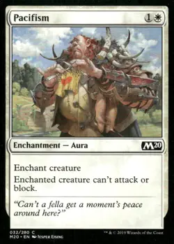 Pacifism M20 MTG Magic the Gathering card - Image 1