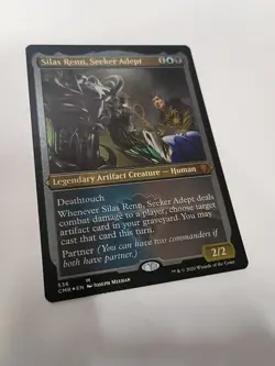 MTG Silas Renn, Seeker Adept (Foil Etched) - Foil, NM-Mint, English Commander Le - Image 1