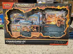 Pokemon Charizard V And Rainbow VMAX, With EX Special Collection Box Sealed - Image 3