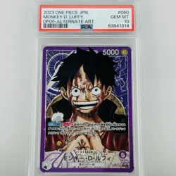 PSA 10 Monkey D Luffy Leader Alt Art OP05-060 One Piece Card Japanese - Image 1
