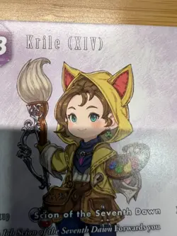 Fanfest 2026 Final Fantasy XIV FFXIV Promo Trading Card Game - Krile - MINT! - Image 5