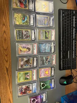 Lot Of 15 Graded Pokemon Cards - Image 1