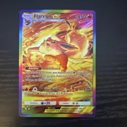 Pokemon Flareon EX. FAN ART Pokemon Card. Pokemon Pocket TCG Game Card. US Sellr - Image 1