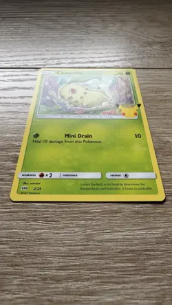 Pokemon Chikorita 2/25 - McDonald's 25th Anniversary Promo Regular Card NM - Image 2
