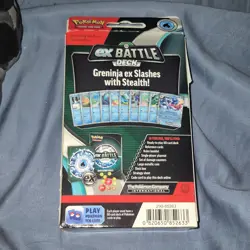 Pokemon ex Battle Deck Greninja ex Factory Sealed 60-Card Deck - Image 2