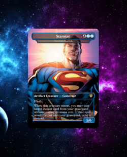 MTG Superman DC - Playtest Card - Commander EDH - Matte Finish - Image 1