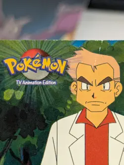 Pokemon Topps Series 1 TV7 Professor Oak Non-Holo Puzzle Card - Image 2