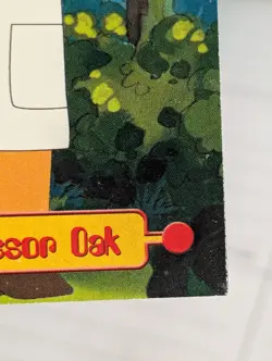 Pokemon Topps Series 1 TV7 Professor Oak Non-Holo Puzzle Card - Image 4