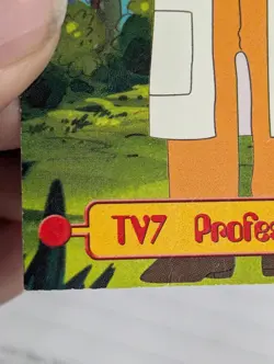 Pokemon Topps Series 1 TV7 Professor Oak Non-Holo Puzzle Card - Image 5