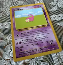 *Australian Print* Pokemon TCG: 1999-2000 Red Logo Fossil Slowpoke. MP. - Image 3