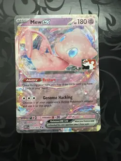Mew Ex 151/165 Play Pokemon Prize Pack Stamp English Nm 151 - Image 1