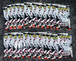 Lot Of 25 Pokemon White Flare Booster Packs English NEW / SEALED 250 Total Cards - Image 1