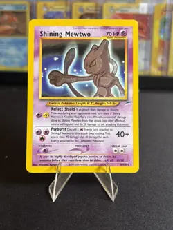 Pokemon Shining Mewtwo Secret Rare Holo Neo Destiny 109/105 Great Condition! - Image 1