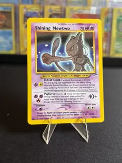 Pokemon Shining Mewtwo Secret Rare Holo Neo Destiny 109/105 Great Condition! - Image 5